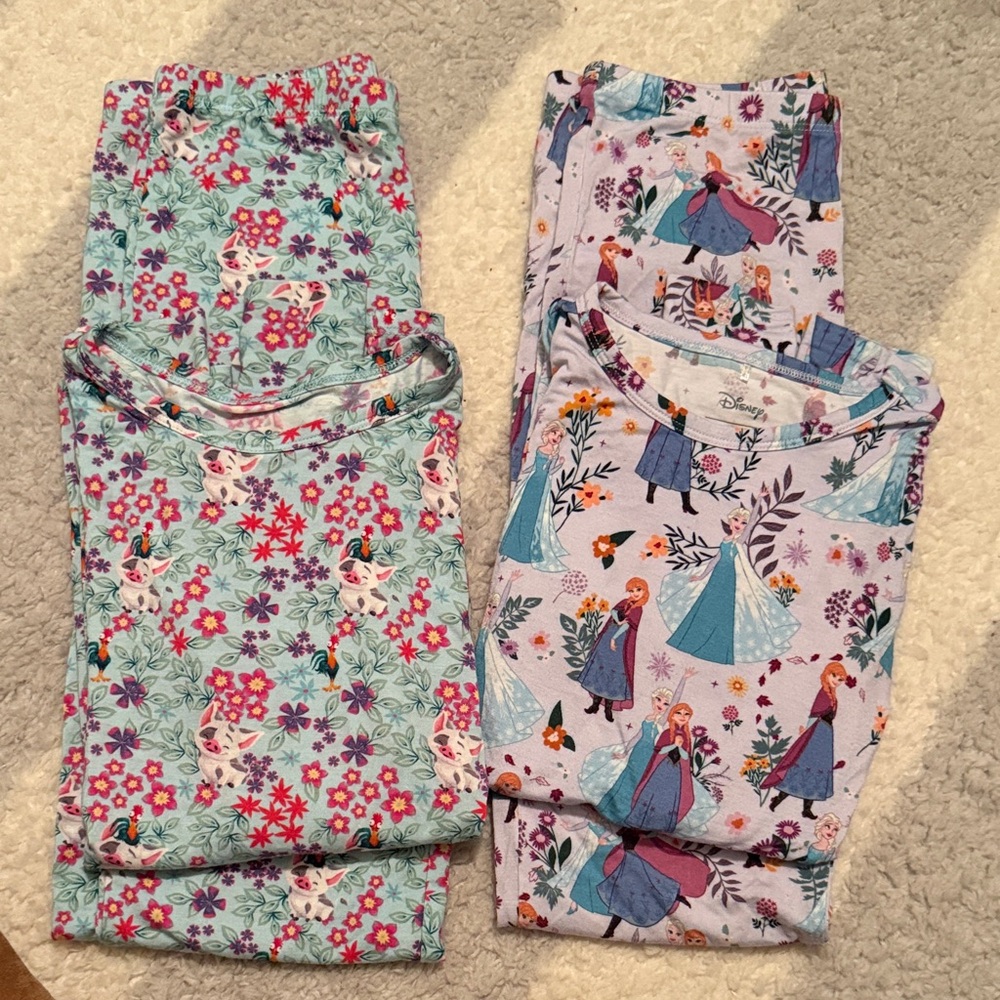 Posh Peanut girls 10/12 pajama set bundle
